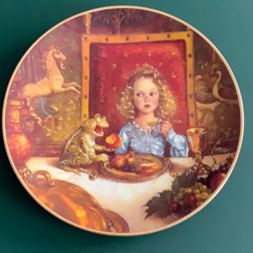 The Frog Prince 1992 Knowles Collector Plate Ltd Ed #6792A - Picture 2 of 4